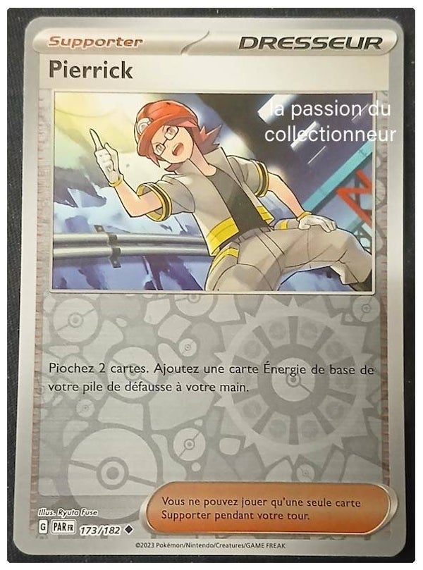 Carte pokémon de Pierrick 173/182 reverses