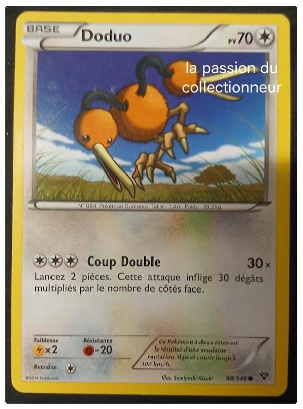 Carte pokémon de Doduo 98/146 commune