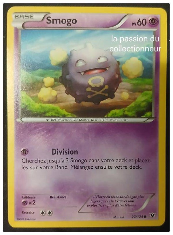 Carte pokémon de Smogo 27/124 commune