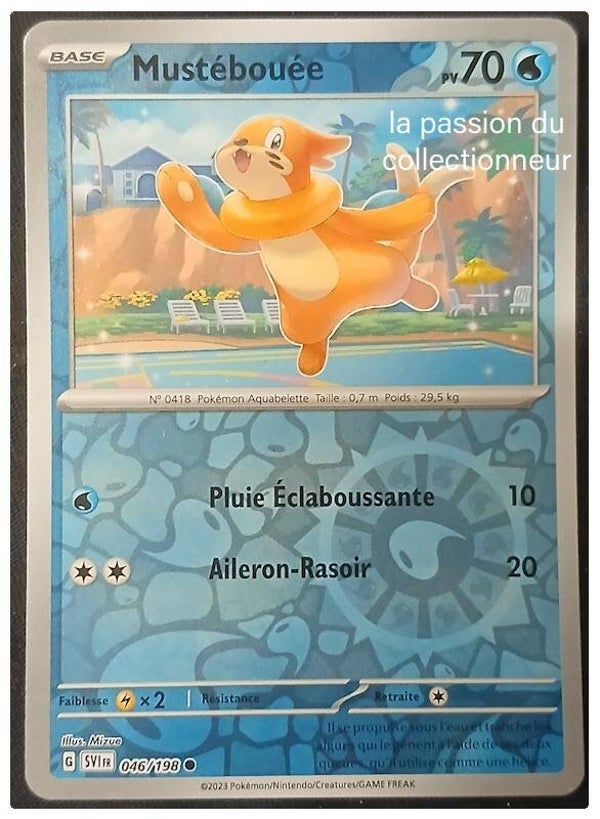 Carte pokémon de Mustébouée 046/198 reverses