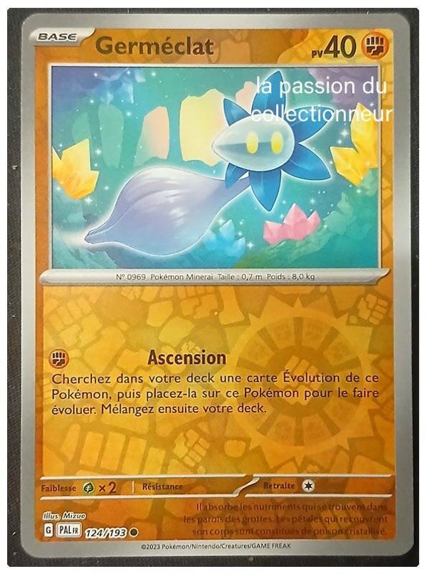 Carte pokémon de Germéclat 124/193 reverses