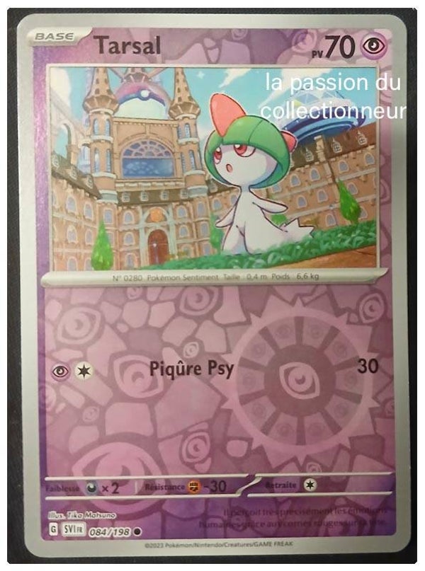 Carte pokémon de Tarsal 084/198 reverses
