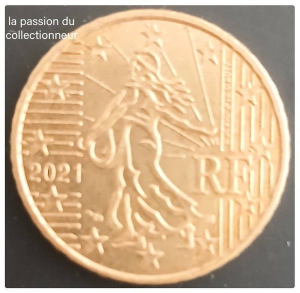 50 centimes d'euro de France année 2021