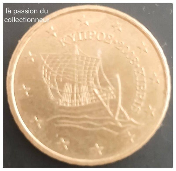 50 centimes d'euro Chypre année 2008