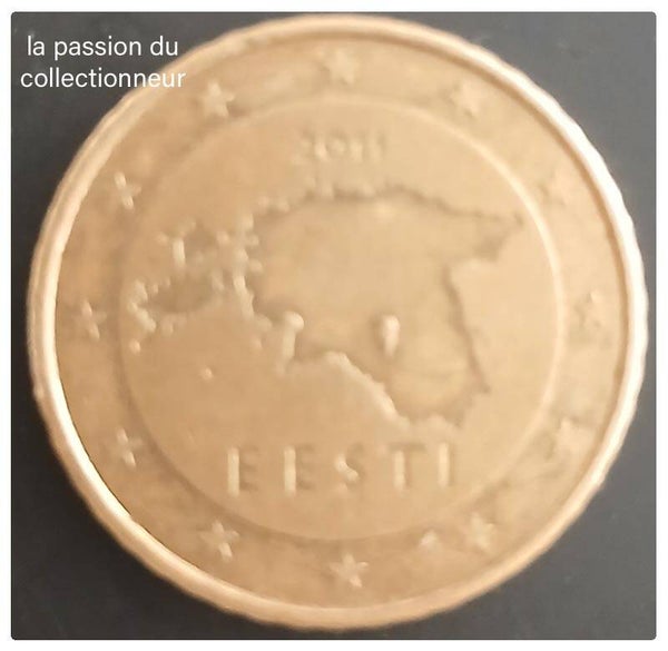 50 centimes d'euro Estonie année 2011