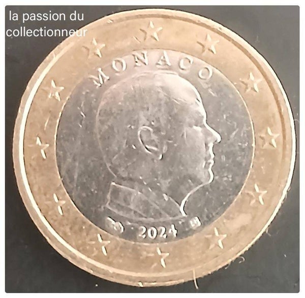 1 euro de Monaco année 2024