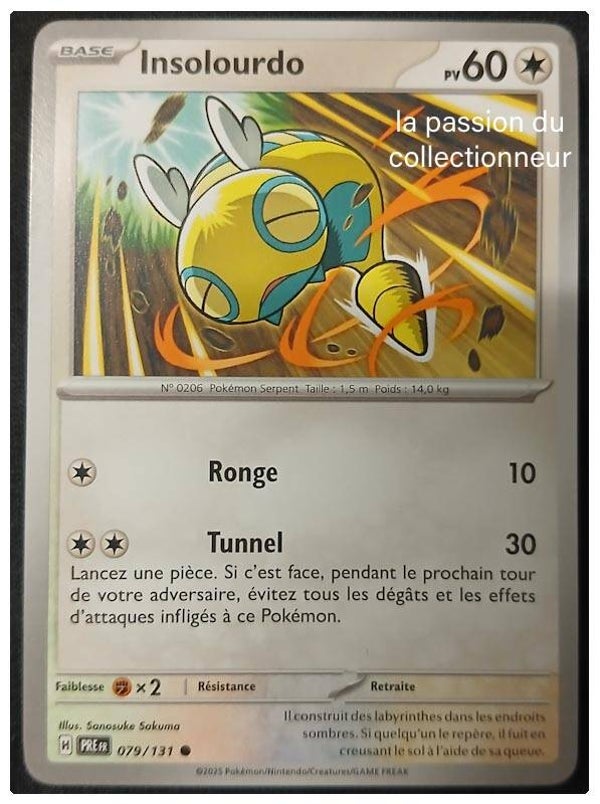Carte pokémon de Insolourdo 079/131 commune