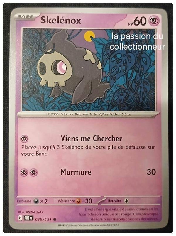 Carte pokémon de Skelénox 035/131 commune