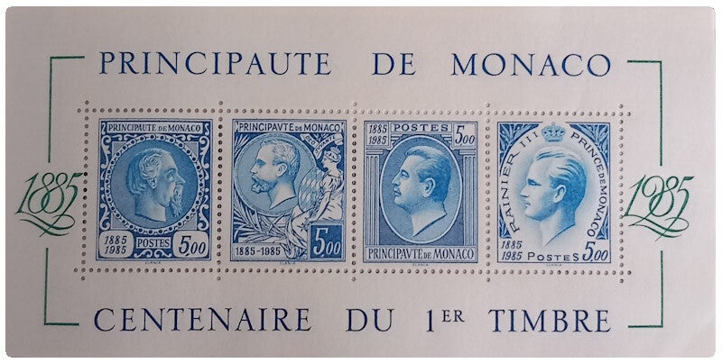 Timbre Feuillet de Monaco neuf numéro 33 ●