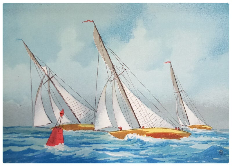 Carte postale thème bateaux