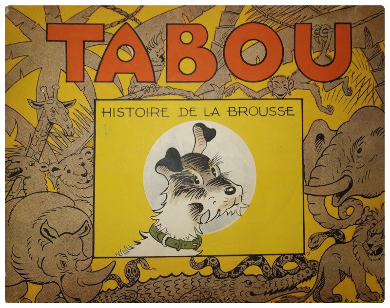 Livre de collection tabou histoire de la brousse