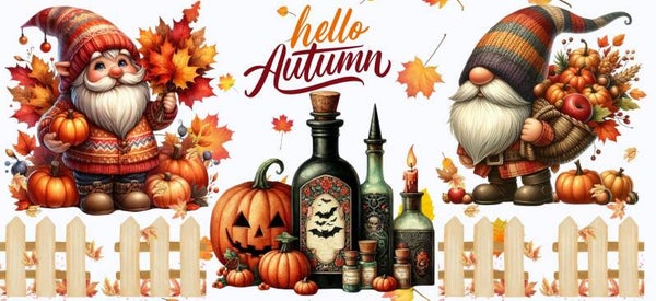 Fall Vibes DTF UV Stickers