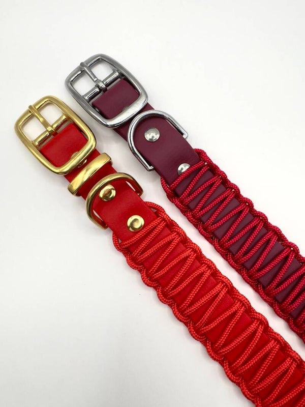 Halsband aus Biothane & Paracord | Design your own