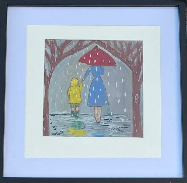 Mother & Son in the rain 2