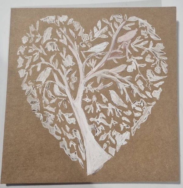 Birds in the tree card