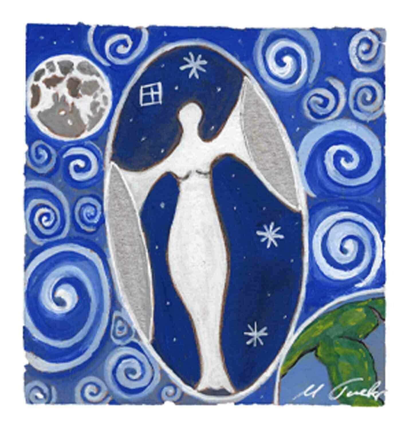Water Goddess 10 x 10 Print