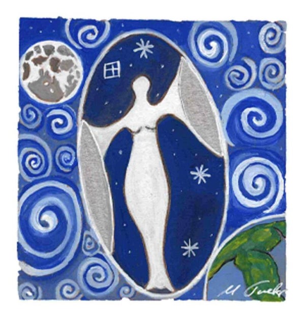 Water Goddess 10 x 10 Print