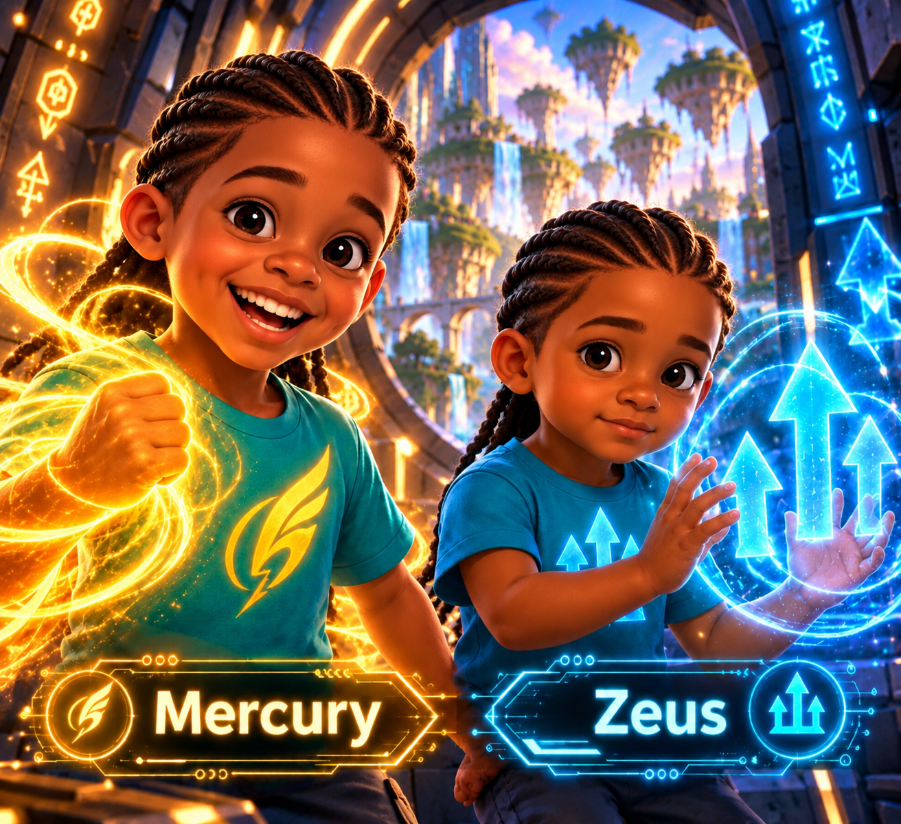Mercury & Zeus: Giggle Giants