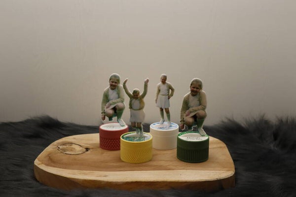 Mini doosje met inlay patronen en sillhouette