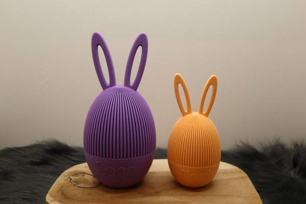 Paasei met oren en naam