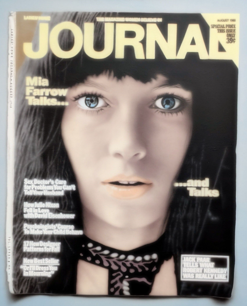 Gemälde von Tom Wesselmann, farbenfrohe Komposition mit klaren Konturen