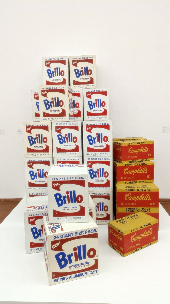 Gemälde von Andy Warhol, Serie mit wiederholten Motiven und kräftigen Kontrasten