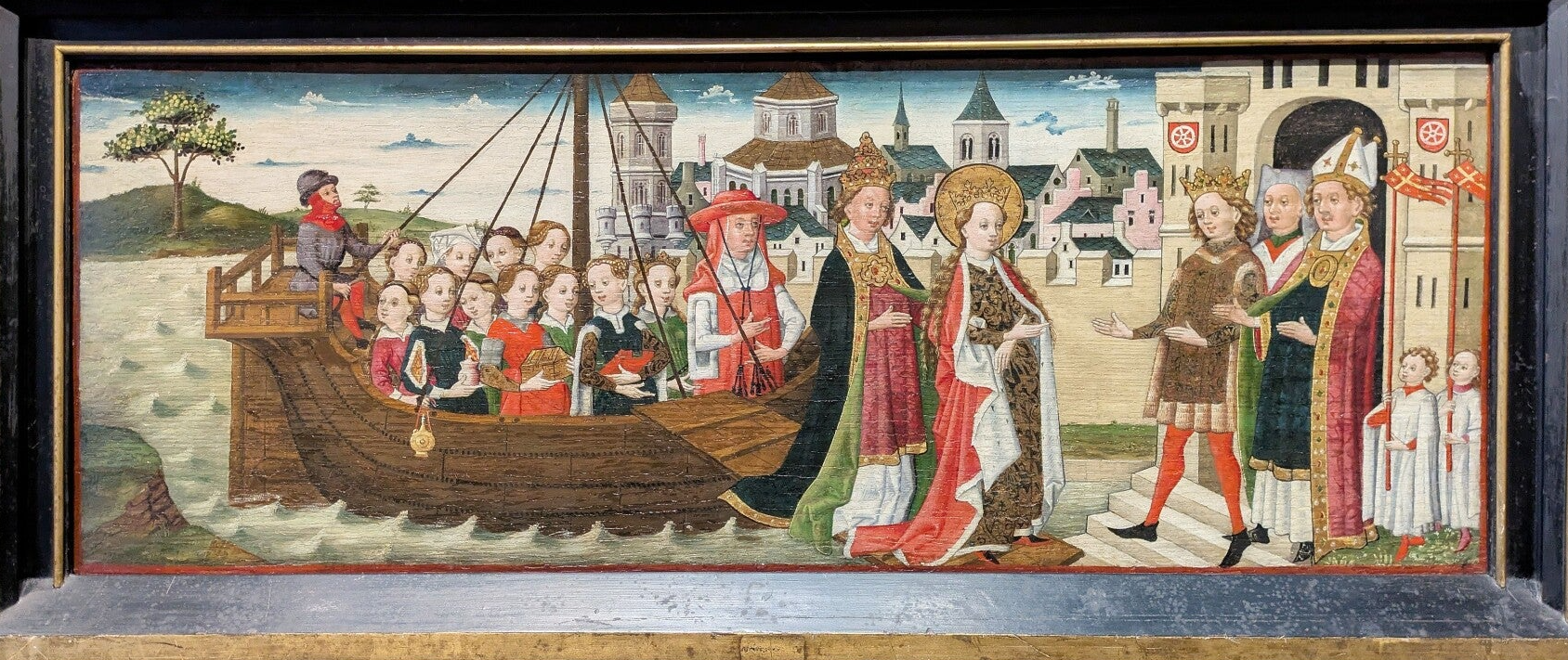 Historisches Kölnisches Gemälde aus der Zeit um 1500