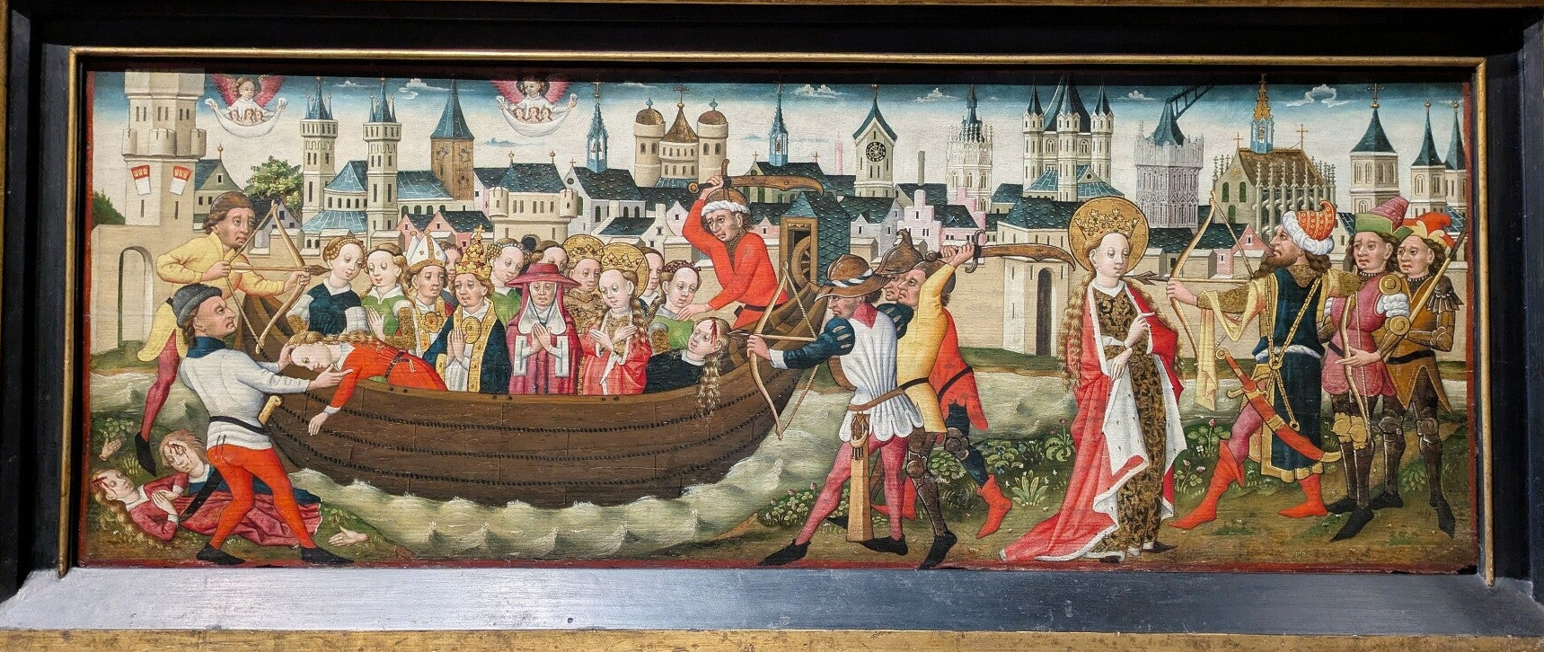 Gemälde aus Köln um 1490–1500, religiöse Szene