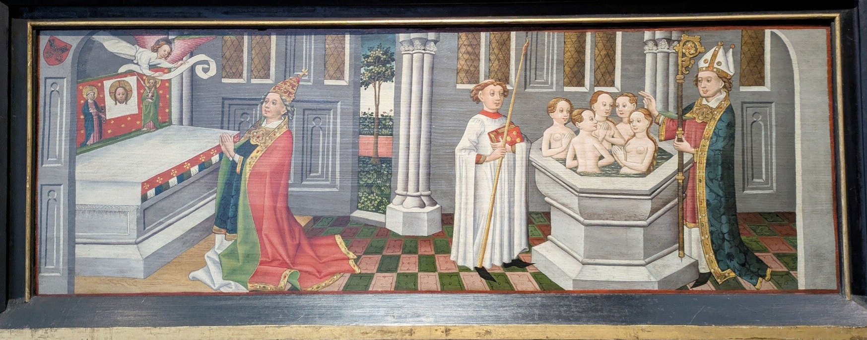 Religiöses Bild aus Köln, Ende 15. Jahrhundert