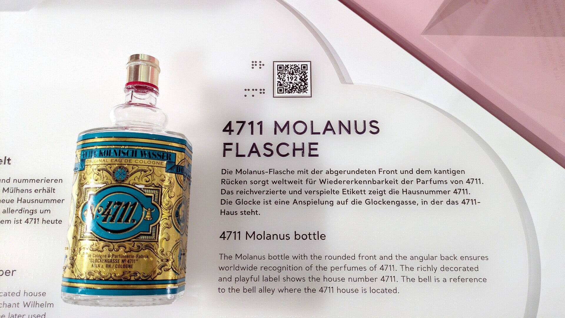 Ein echt Kölsche 4711 Flasche im Kölschen Stadtmuseum