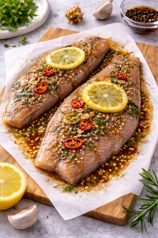 Corvina a la mediterranea