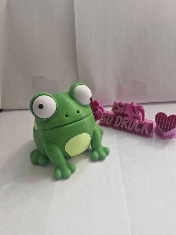 Wackelauge Frosch