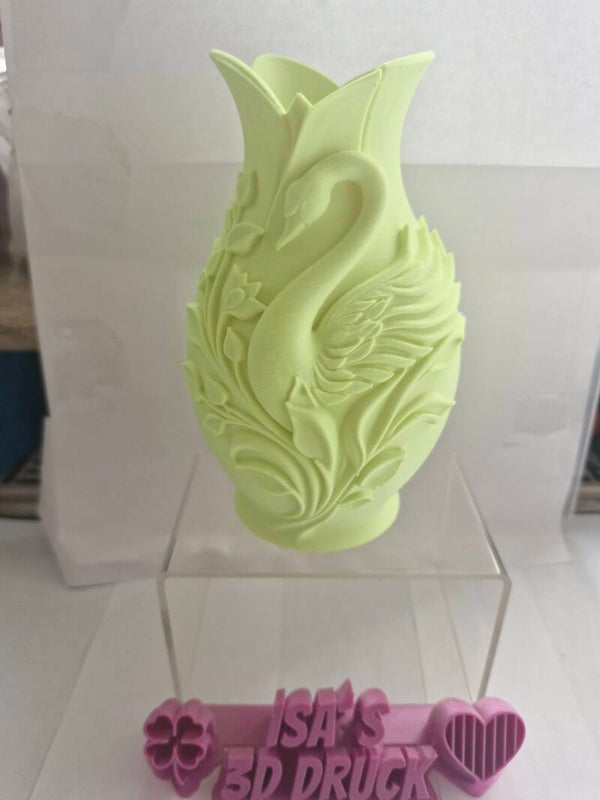 Vase Schwan