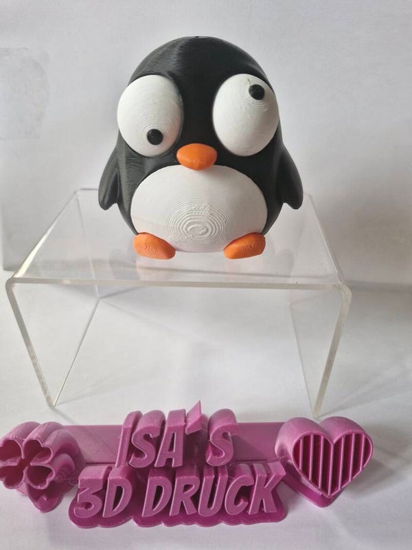 Wackelauge Pinguin