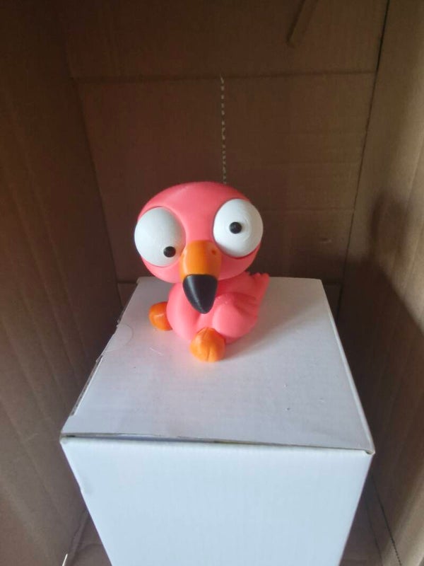 Wackelauge Flamingo