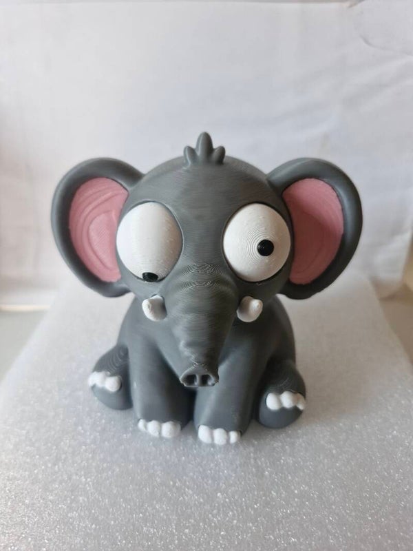 Wackelauge Elefant