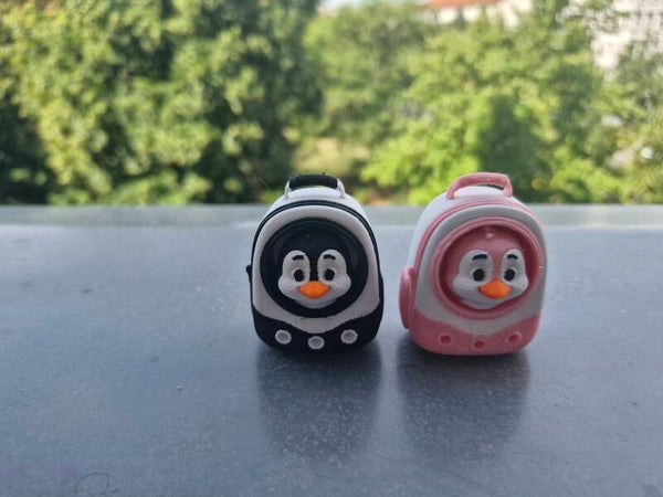 Rucksack Clicker Pinguin
