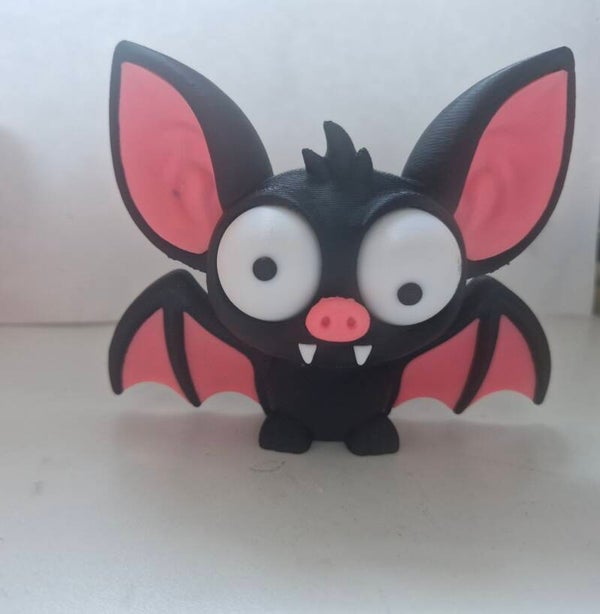 Wackelauge Fledermaus