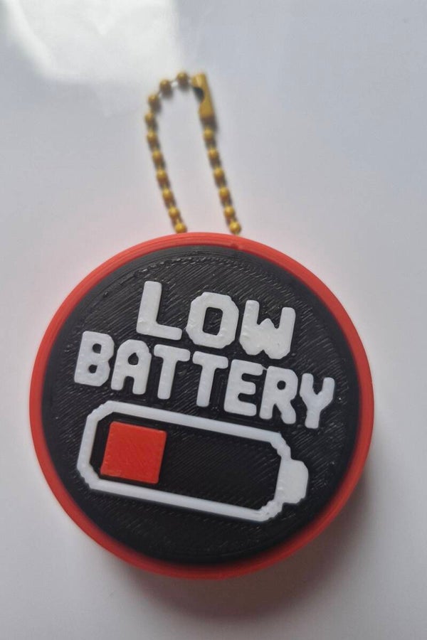 Clicker "Low Battery" Anhänger