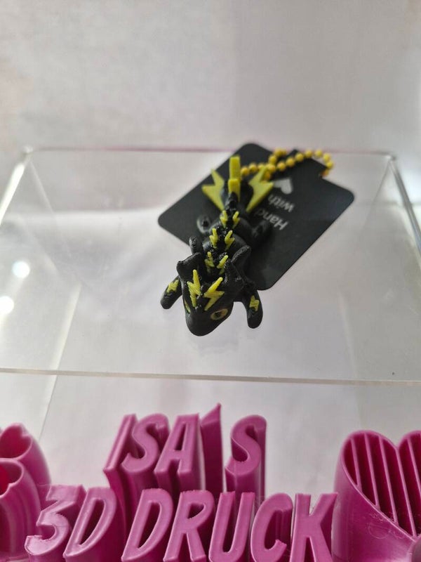 Anhänger Drache mit Blitz