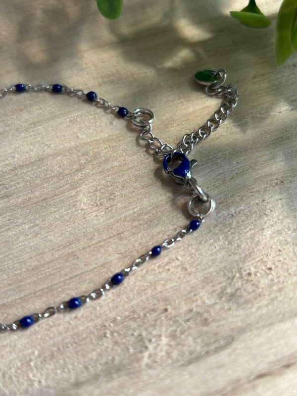 Blue & silver
