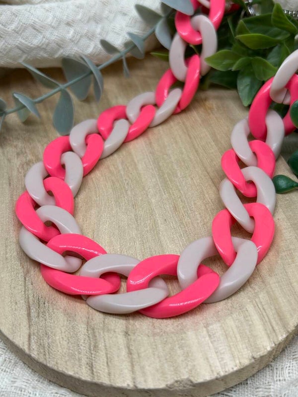 Dubbel roze acryl