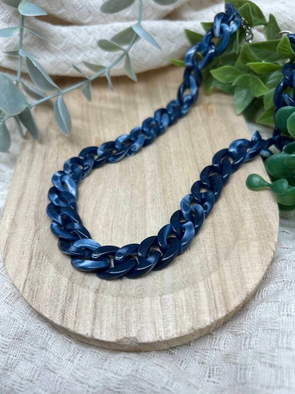 Dubbelblauw acryl