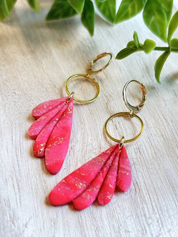 Flashy pink & gold