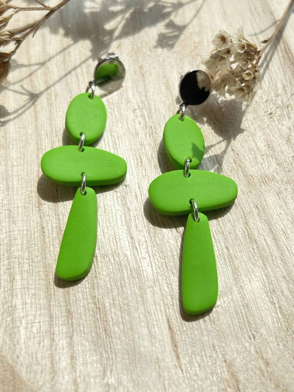 Flashy green dangling