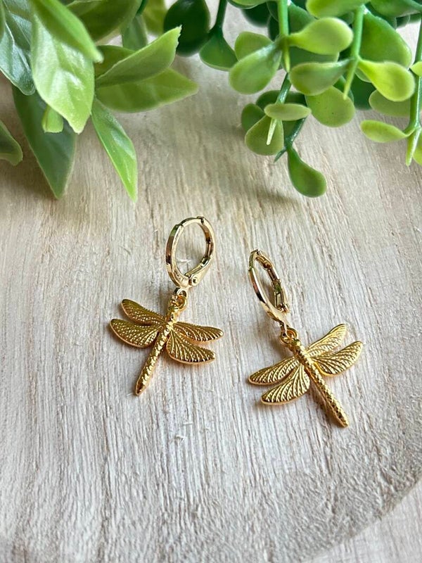 Golden dragonfly