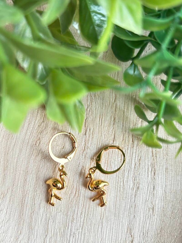 Golden flamingo