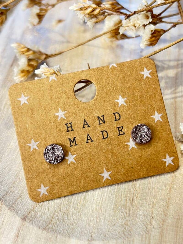 Mini studs: Lavender