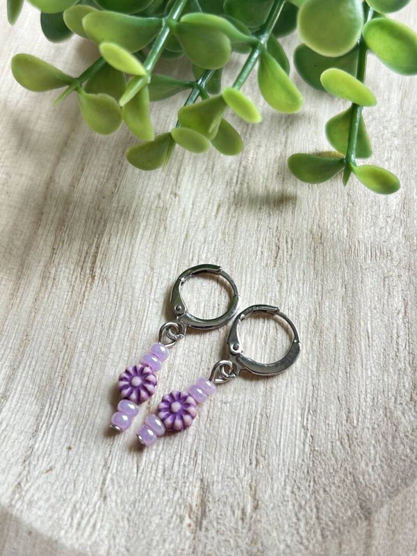 Playful purple flower