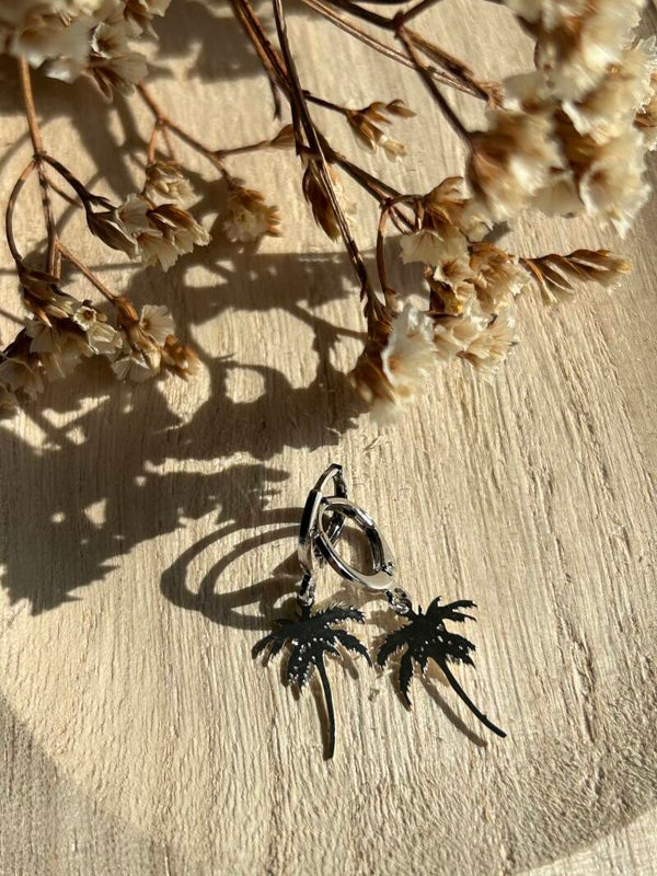 Silver palm tree